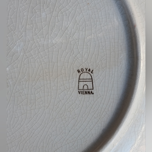 1800s Royal Vienna Porcelain Cabinet Plate "A Dainty Meal" - Picture 10 of 16